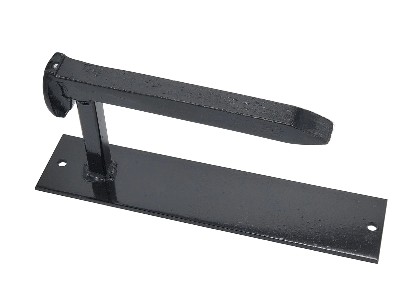 Railroad Spike Metal door pull - Black Flag Steel