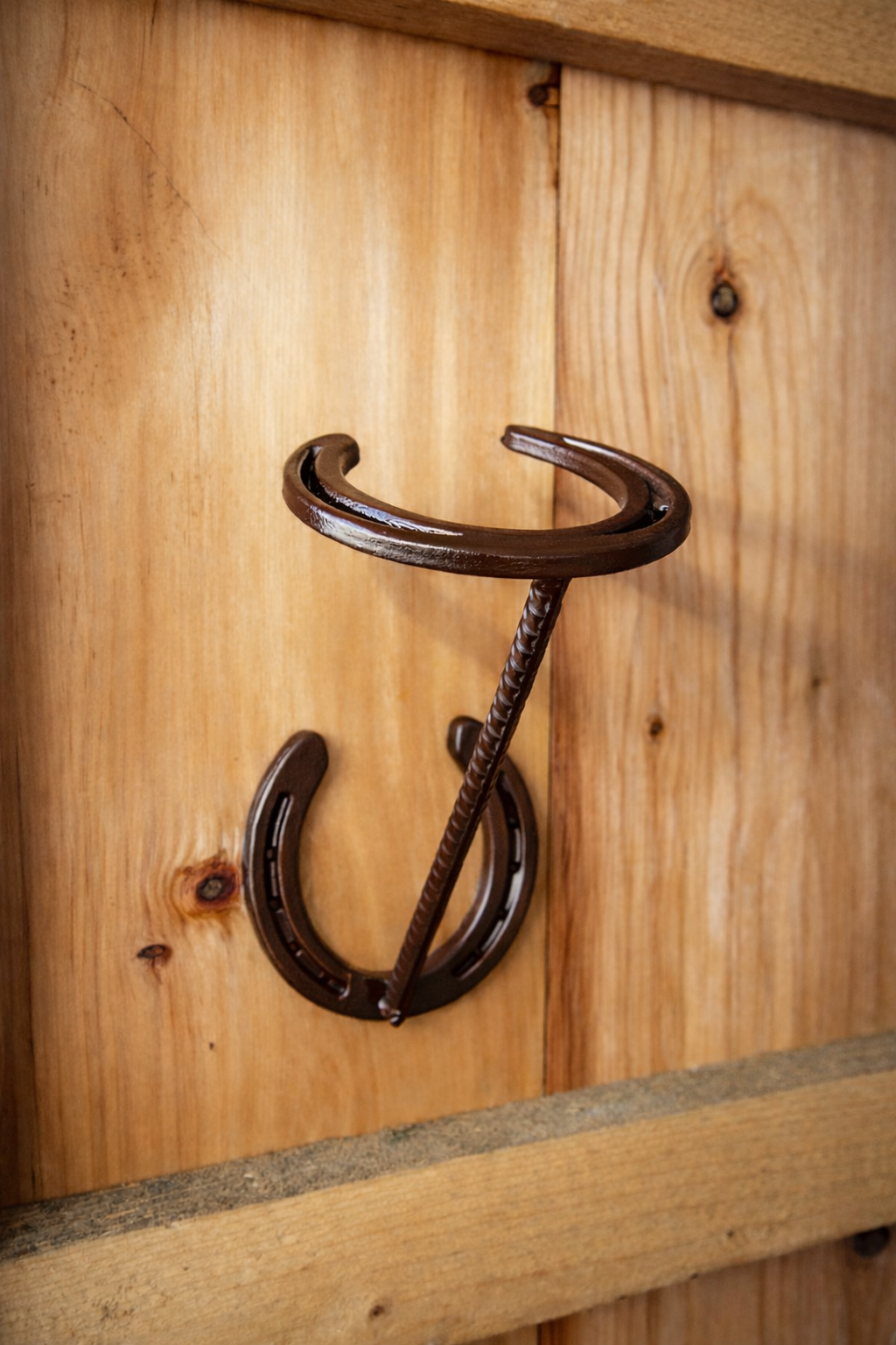 Horseshoe Cowboy Hat Holder | Wall-Mounted
