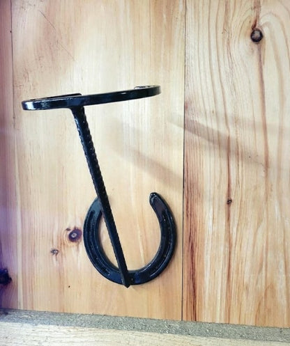 Horseshoe Cowboy Hat Holder | Wall-Mounted