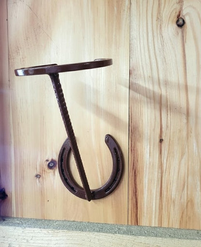 Horseshoe Cowboy Hat Holder | Wall-Mounted