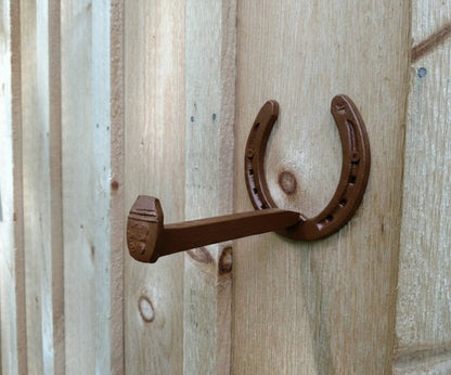 Railroad Spike Coat Hook – Hand Forged Rustic Steel Wall Hook