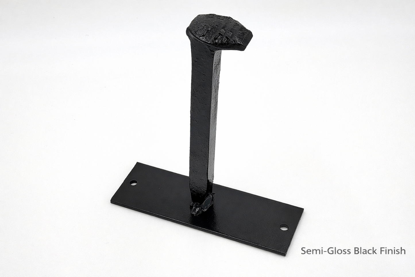 Railroad Spike Coat Hook – Handmade Rustic Wall Hook for Hats, Coats & Keys | Farmhouse Barn Hardware