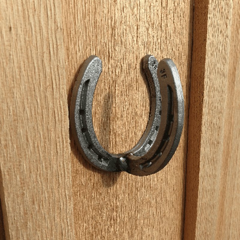 Horseshoe Metal Wall Hook - Black Flag Steel