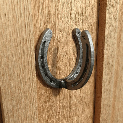 Horseshoe Metal Wall Hook - Black Flag Steel