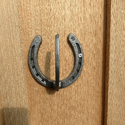 Horseshoe Metal Wall Hook - Black Flag Steel
