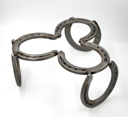 Horseshoe Plant Pot Stand - Black Flag Steel