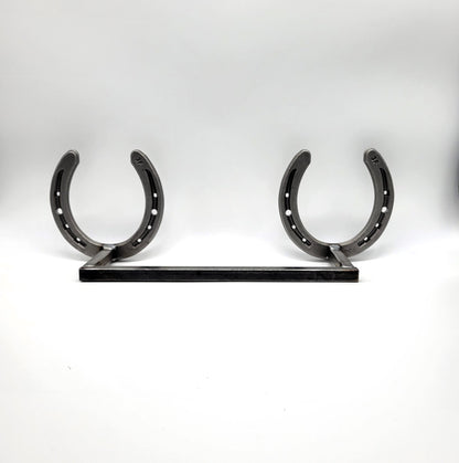 Horseshoe towel rack - Black Flag Steel