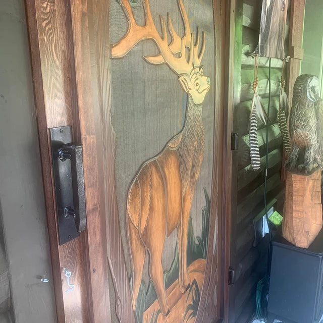 Hand-Forged Railroad Spike Iron Door Handle – Rustic Barn Door or Cabinet Pull