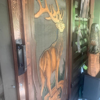 Hand-Forged Railroad Spike Iron Door Handle – Rustic Barn Door or Cabinet Pull